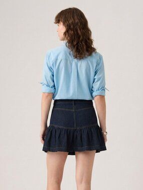Divided Blue Denim Miniskirt